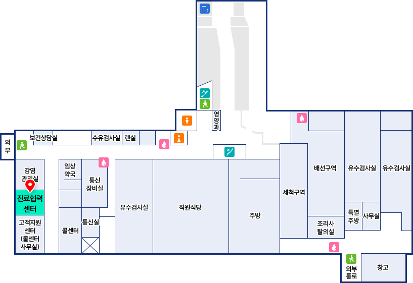 회송업무(본관 지하 1층)